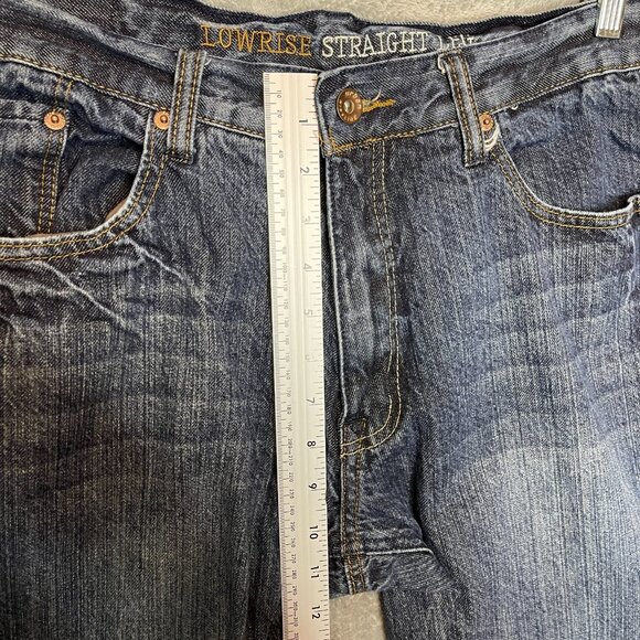 Urban Pipeline Men 90s Y2K Skater Low Rise Relaxed Baggy Loose Denim Jean 35x32* - Picture 8 of 11